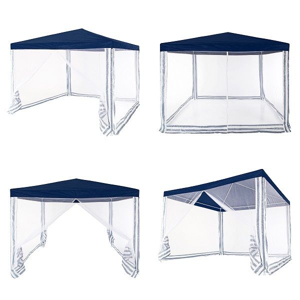 Тент садовый 1033 3х3х2,5м полиэтилен, Green Glade