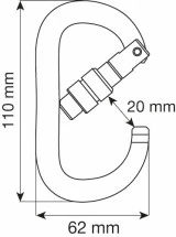 Карабин OVAL XL LOCK, CAMP