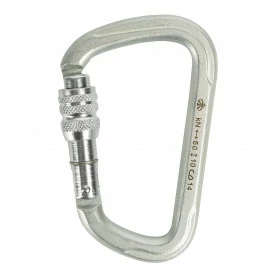 Карабин стальной люкс с муфтой, keylock, Вертикаль