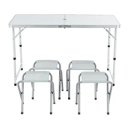 Набор мебели для пикника Green Glade M790-1, мраморный белый, Green Glade