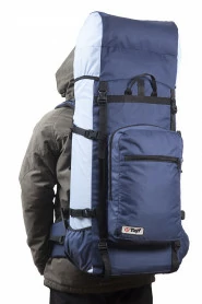 Рюкзак туристический Оптимал 4, синий-голубой, 80 л, ТАЙФ