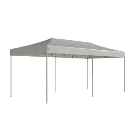 Тент-шатер быстросборный Helex 4360 3x6х3м (раскладывается гармошкой) белый полиэстер