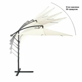 Зонт садовый (d=3 м) бежевый, 6001, Green Glade 
