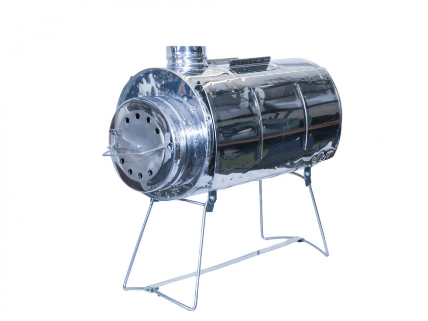 Печь походная Век Вепрь-2 с шарнирным экраном