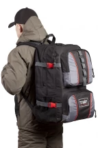 Рюкзак ADLER 3, черный/серый, Тайф