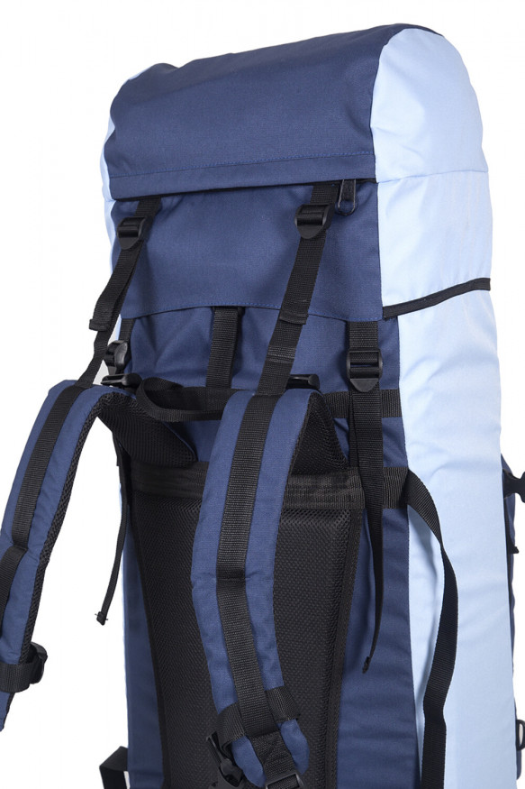 Рюкзак туристический Оптимал 2, серо-красный, 70 л, ТАЙФ