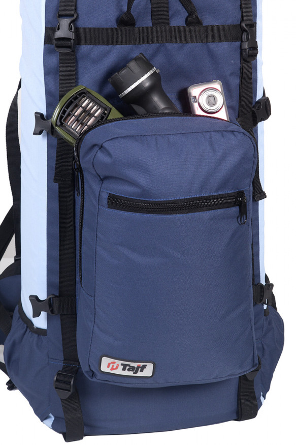 Рюкзак туристический Оптимал 2, серо-красный, 70 л, ТАЙФ