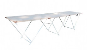 Стол торговый складной Митек 2,7 х 0,6 (3 мм столешница)