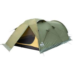 Палатка Tramp Cave 3 v2, зеленый