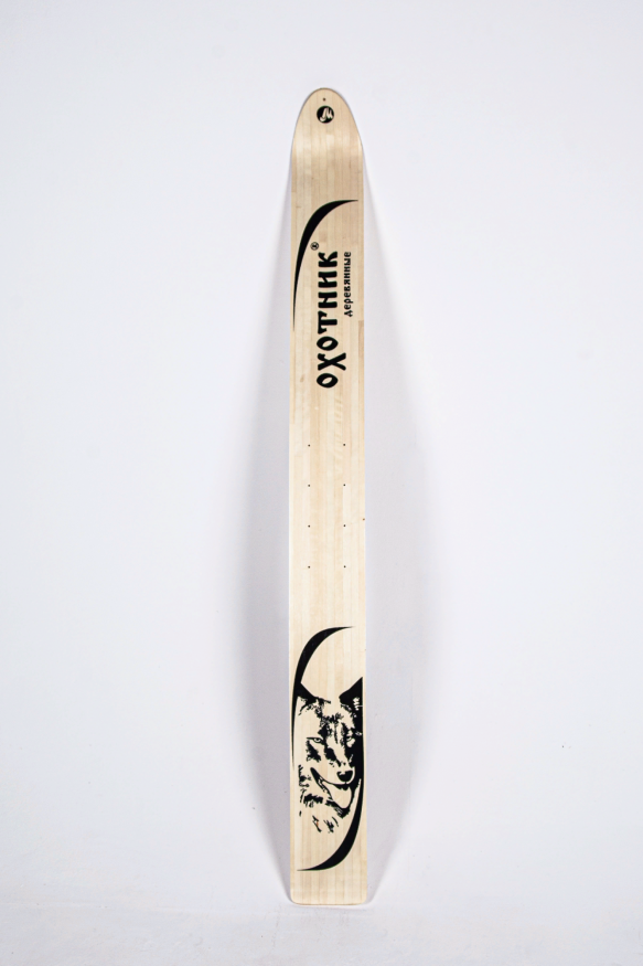 Лыжи ОХОТНИК, дерево, длина 175 см, ширина 150 мм