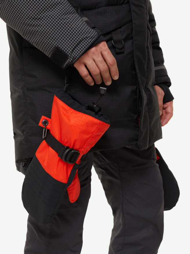 Рукавицы утепленные &amp;quot;BRUTAL POLE&amp;quot;, цвет оранжевый-черный, Bask