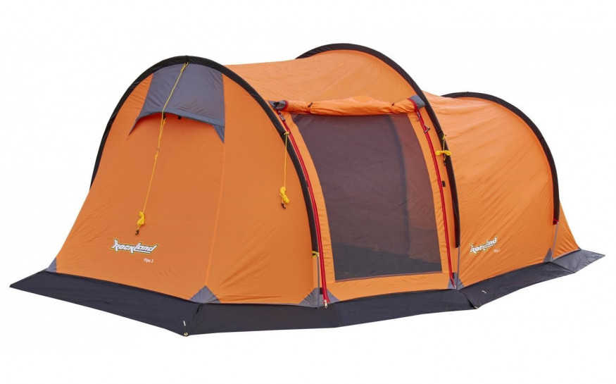 Палатка RockLand Pipe 3,трехместная, красный цвет