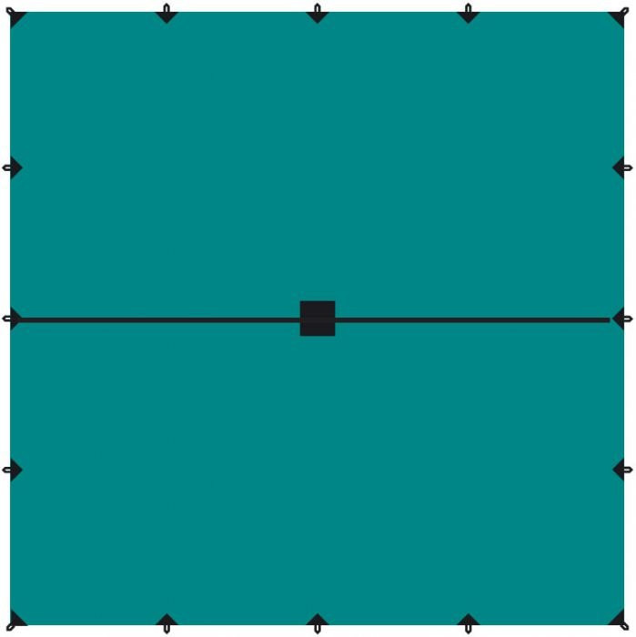 Tramp Тент 6 x 6 м (укрывной) зеленый цвет
