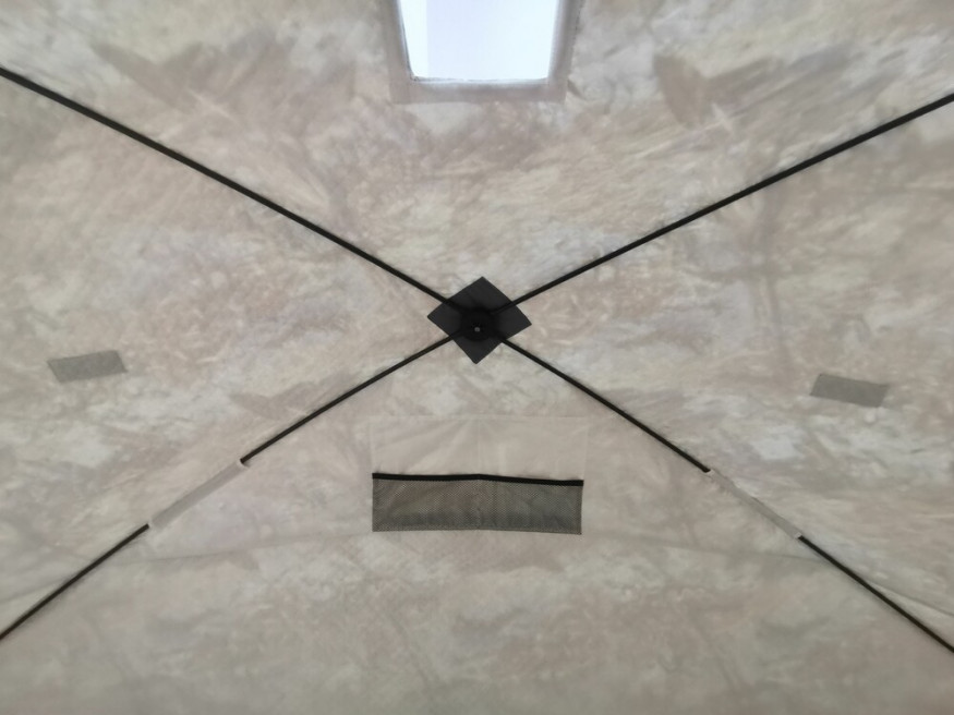 Зимняя палатка Мr.Fisher Лонг 290, камуфляж, композит (трехслойная)