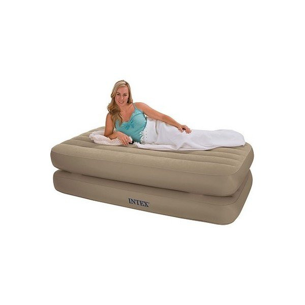 Матрас-кровать intex с насосом и пультом дистанционного управления