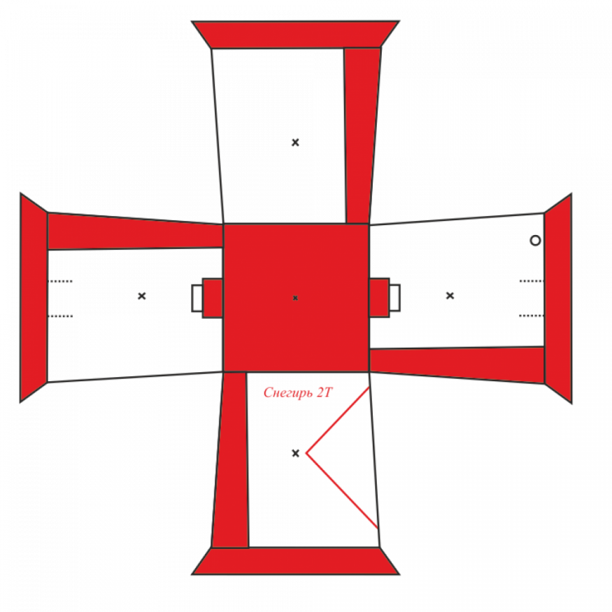 Палатка Снегирь 2Т, однослойная, двухместная