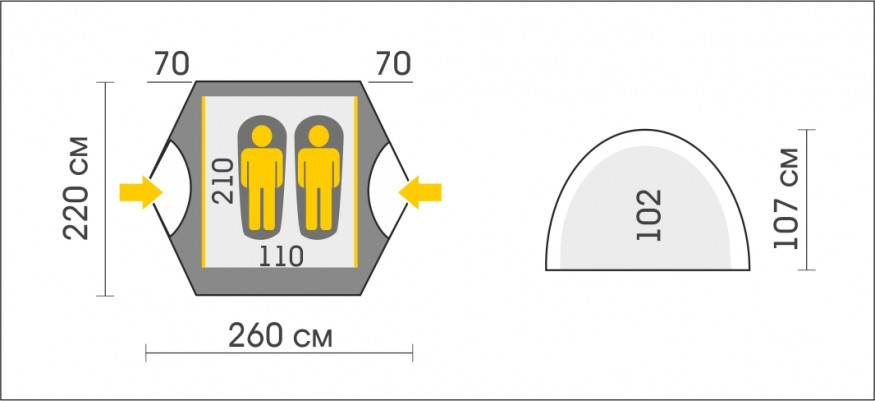 Палатка Talberg Explorer 2-местная