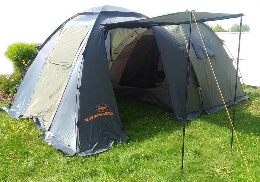 Палатка &amp;quot;Grand Canyon 4&amp;quot;, цвет forest, Canadian Camper