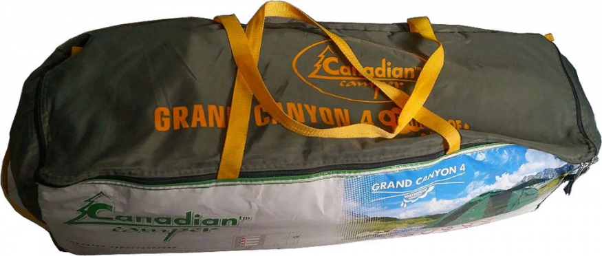 Палатка &amp;quot;Grand Canyon 4&amp;quot;, цвет forest, Canadian Camper