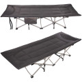 Раскладушка кемпинговая складная 188*66*41 см, черный