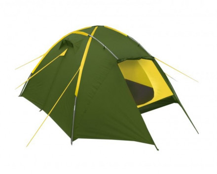 Палатка TALBERG Trapper 3, трехместная, зеленый цвет