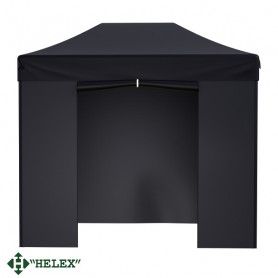 Тент-шатер Helex 24322, (раскладывается гармошкой) 3х2х3м полиэстер, черный