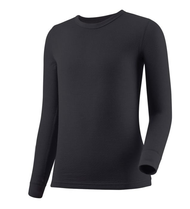 Детский комплект термобелья GUAHOO Kids Heavy черный (Размер M)