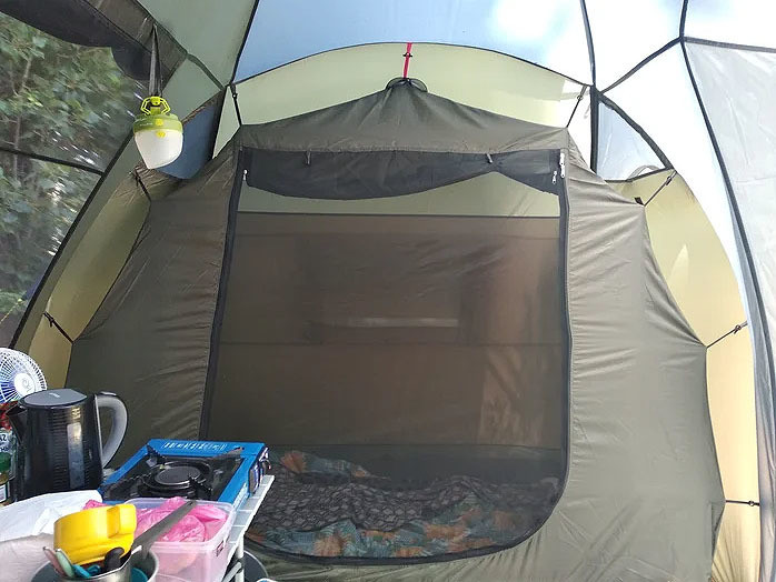 Палатка Canadian Camper SANA 4 PLUS, цвет forest