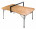 Стол складной &quot;Multipurpose bamboo game tabel&quot; Бамбук, алюминий King Camp