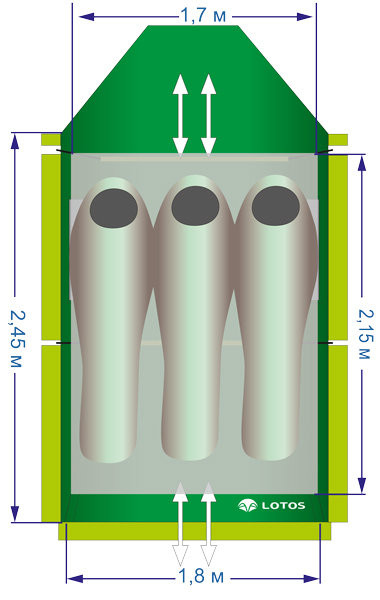 LOTOS 5 Summer (спальная палатка)