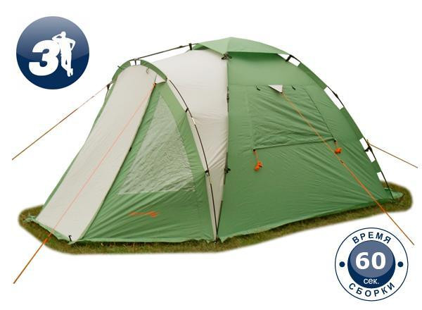 Палатка Maverick Rover 4, автоматическая, зеленый цвет