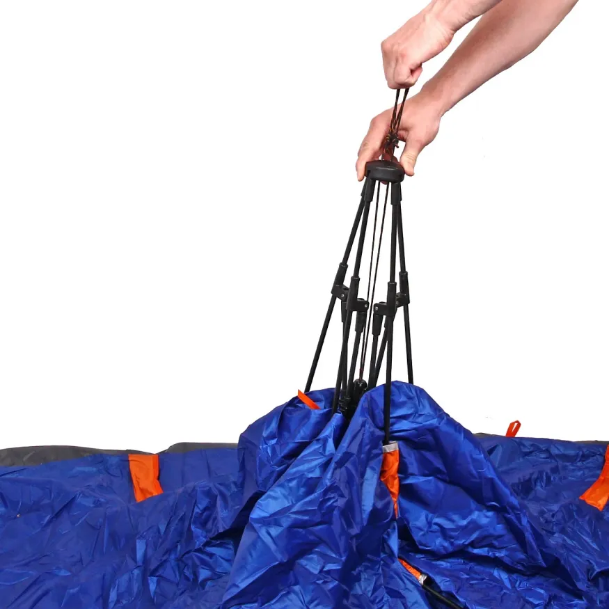 Палатка Турист Мастер Катунь 2-местная, однослойная, зонтичного типа, 200*150*110 см