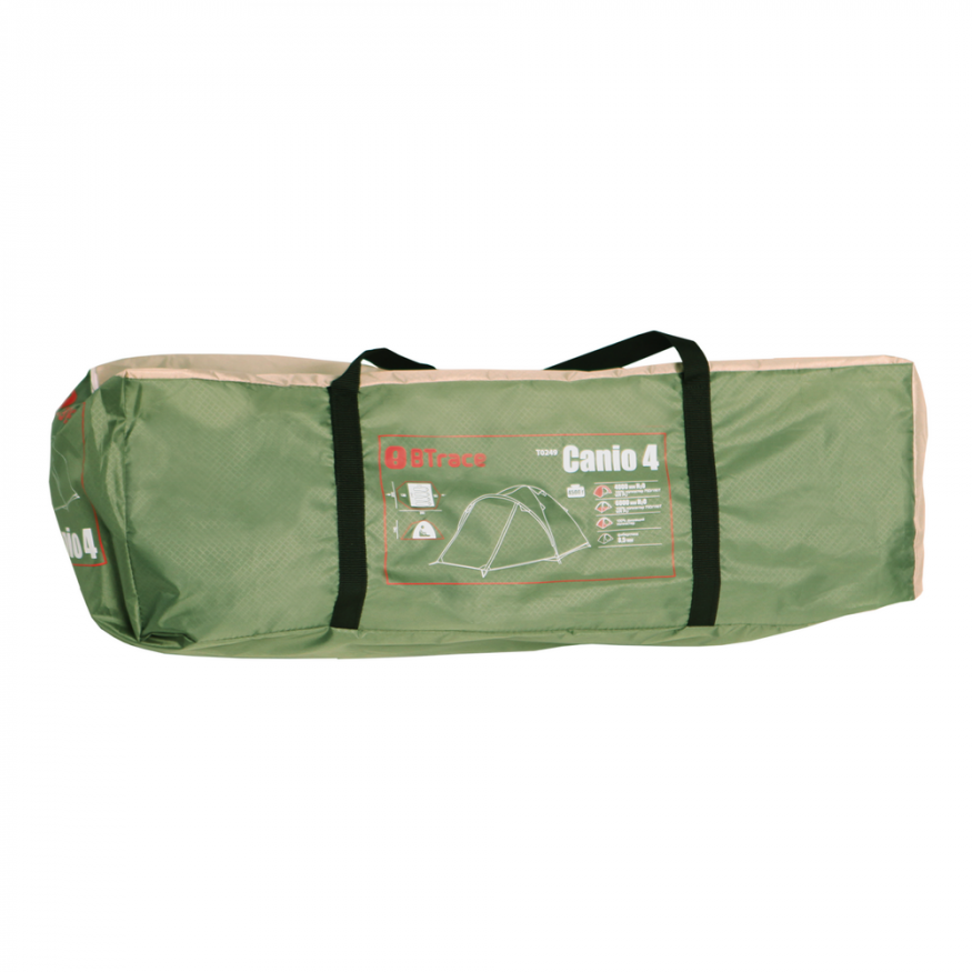 Палатка Btrace Canio 3, зеленый/бежевый