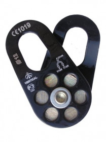 Блок-ролик одинарный с подшипником сталь 0402, Вертикаль