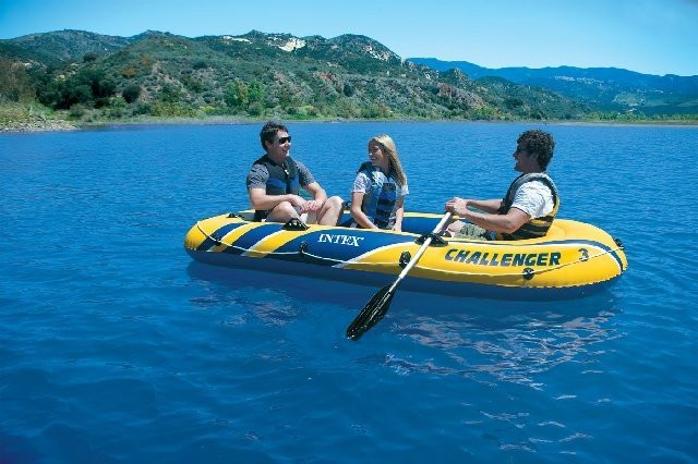 Надувная лодка Challenger 3 без весел (Intex)