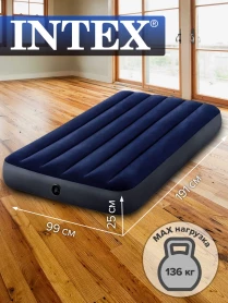 Надувной матрас INTEX 99х191х25см