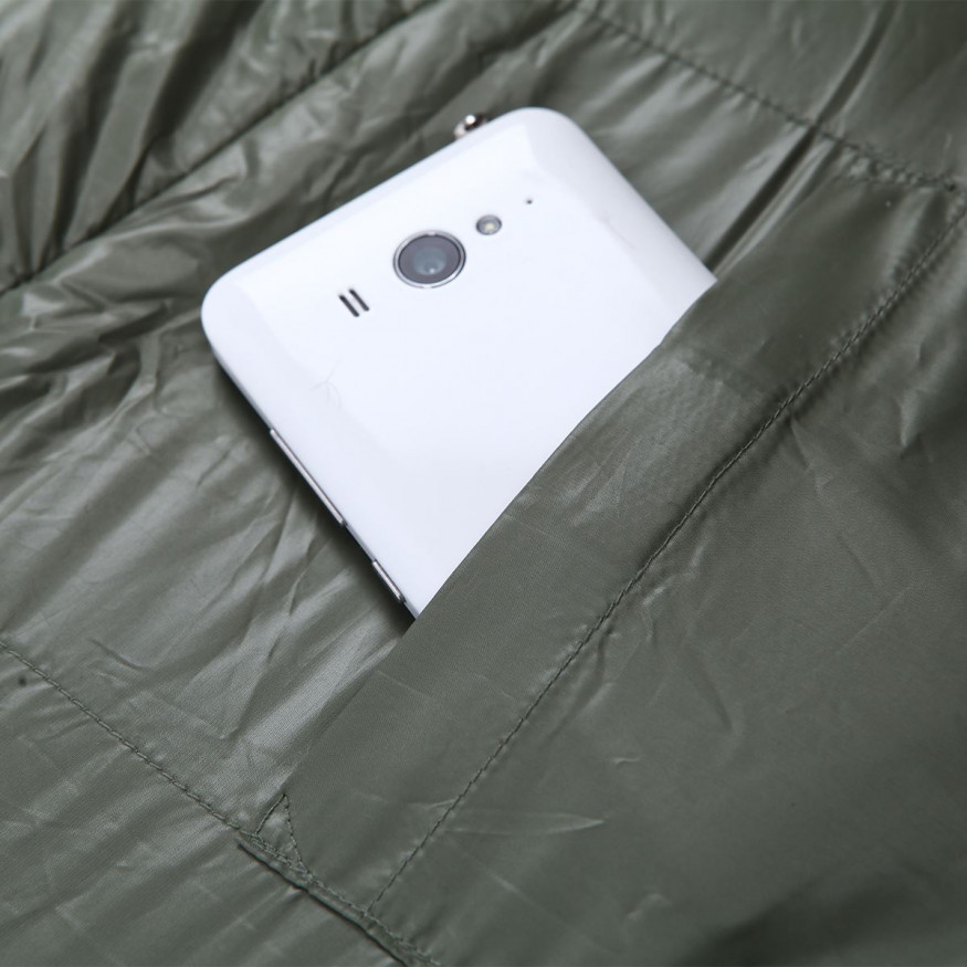 Спальный мешок Protector 600-21C, зеленый, левый, King Camp