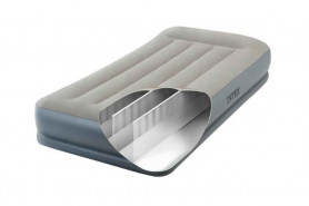 Кровать надувная Pillow Rest Twin 191*99*30 см со встр. насосом 220В, Intex