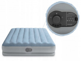 Кровать надувная Mid-Rise Comfort, 152х203х36см, с насосом USB